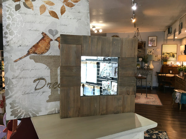 Wood Mirror