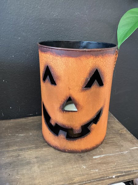 Cut Out Metal Pumpkin Lanterns: Baby Jack