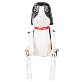 SITTING WOODEN DOG
