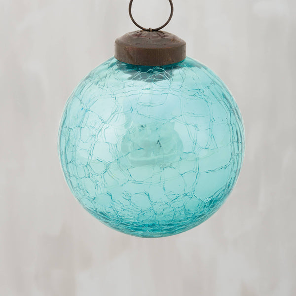 Blue Ball Glass 3” Ornament