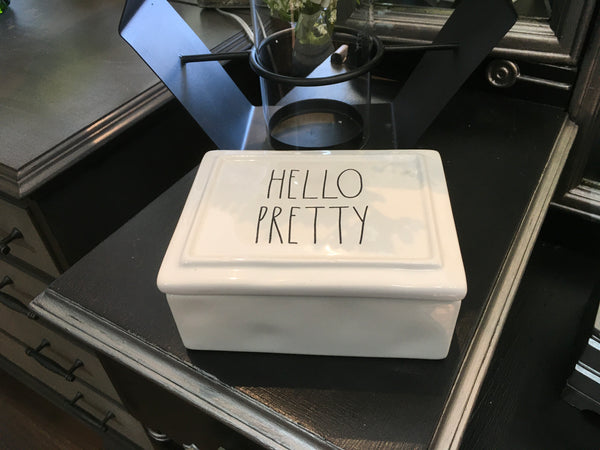 Hello Pretty Ceramic Box