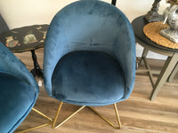 Blue Velvet chair
