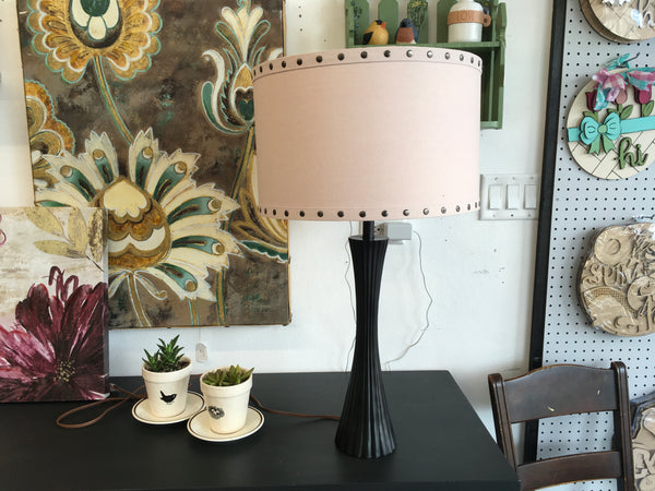 Black Lamp - Studded Shade