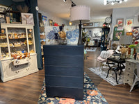 Peter the Blue Anvil Tall Chest Dresser
