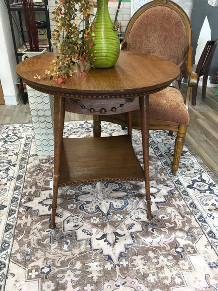 Lucy the Antique Round Table