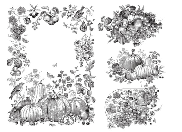 Roycycled Decoupage Paper Paintable Fall