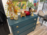 Gabe the Blue Sage Deco Dresser