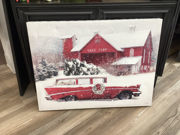 Christmas Tree Farm & Wagon