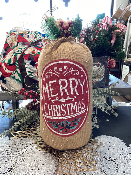 Burlap Christmas Sack