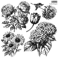 Garden Bouquet 12X12 IOD STAMP