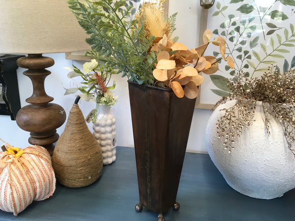 Copper-Look Vase