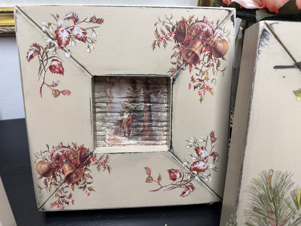 Christmas Santa with florals picture