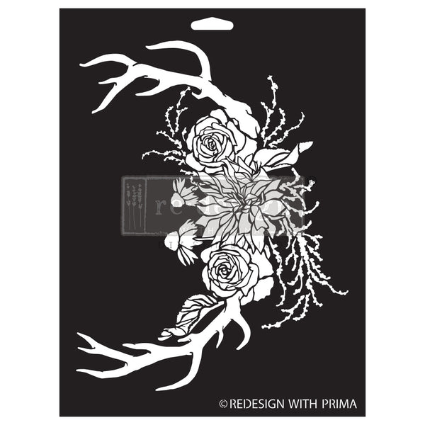 Re-Design Decor Stencils WILDWOOD CABIN