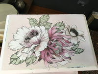 XL Jewelry Box Pink with Flower