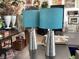Silver tone Metal Lamp