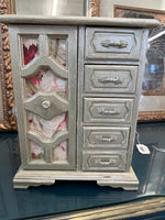 Shabby glam Vintage Wallpaper jewelry box