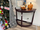 Cherry picked  half moon sofa foyer table