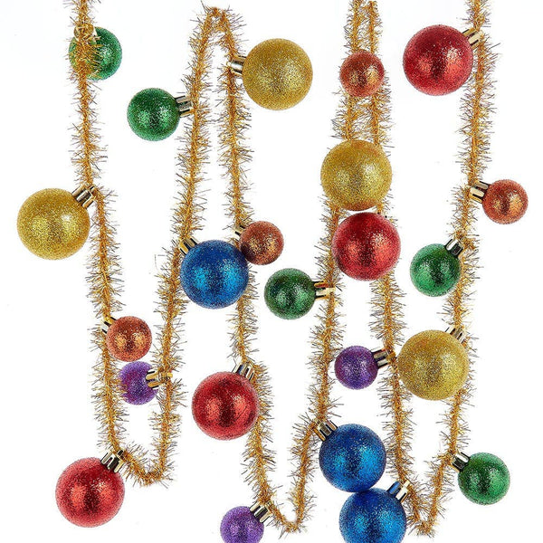 Multicolor Ball Tinsel Garland