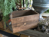 Cabbage Rose Rustic Container