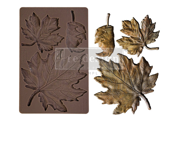 Falling Leaves Fantasy Redesign Prima mold MOULD - SIZE:  1 PC, 5″X8″X8MM