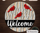 Round door hanger sign kits