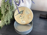 Metal Vintage Bird Tin