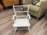 Vintage Kids white rocker rocking chair