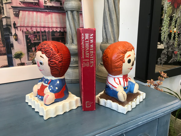 Raggedy Ann & Andy Bookends