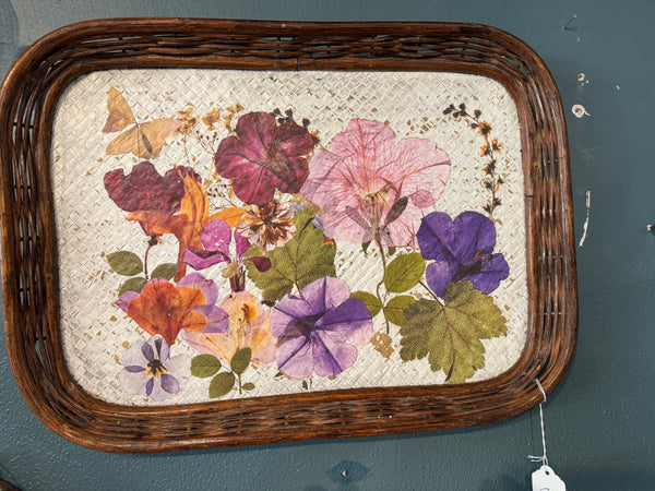 Prima Pressed Flowers Transfer tray art