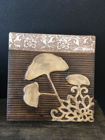 Mushroom shelf sitter ceramic