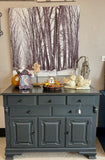 Timothy the buff black buffet tv stand cabinet