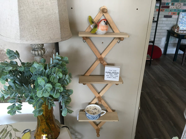 Wood Peg Shelf