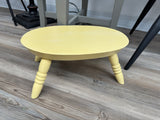 Love bug Yellow Wood stool riser