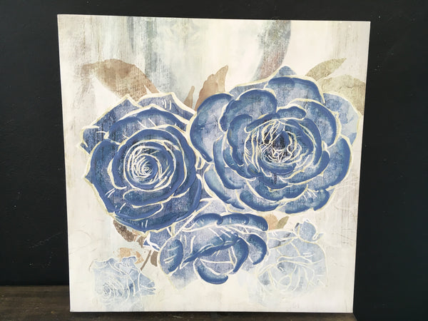 Blue Rose Canvas #1