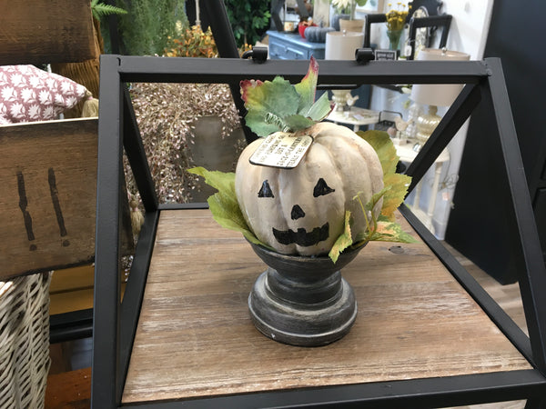 Jack-O-Lantern on Candlestick