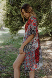 Spring & Summer Floral Patchwork Kimono