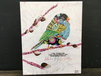 Colorful Bird w/ Psalms 139:14