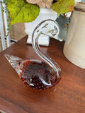 Glass swan