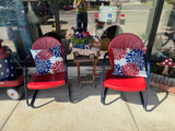Metal vintage Americana chair