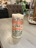 Peppermint LED Candle
