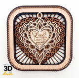 07/1/26  (Wednesday) 6pm 3D wood art painting