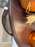 Cherry picked  half moon sofa foyer table