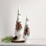 Cardinal Print Cone Tree - Small or Large