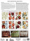 COLLAGE DE FLEURS IOD TRANSFER 12X16 PAD