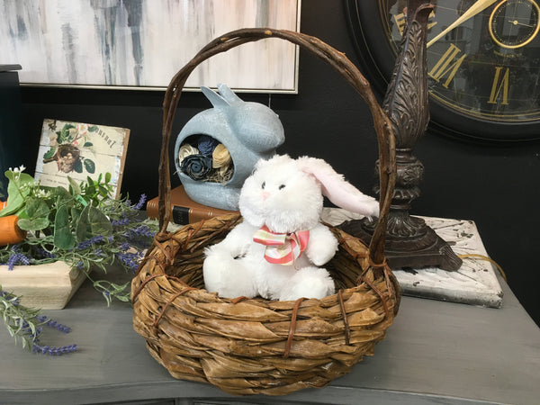 Shallow Wicker Basket
