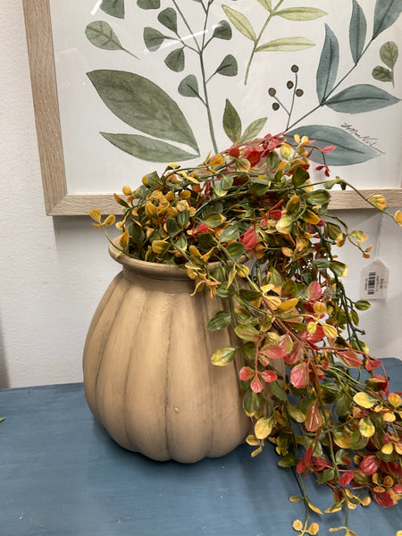 Terracotta vase pumpkin
