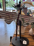 Metal dragonflies