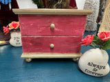 Vintage Heart Wallpaper jewelry Box