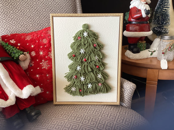 Home made Yarn Christmas Tree