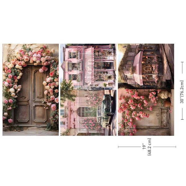 (Redesign with Prima Blush Blossom Boulevard  trio of Decoupage Papers